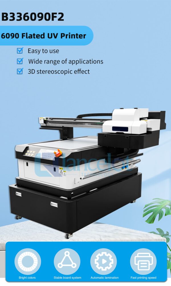 Lancelot B336090F2 UV Flatbed Printer Multifunction Large Format Printer - Image 4