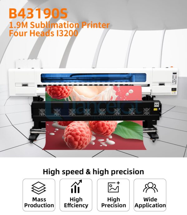 Lancelot Bright B43190S 1.9m Sublimation Printer Four Heads I3200 - Image 5